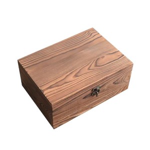 Caja de Almacenamiento de Madera con Cerradura para Joyas, Uso en el Hogar o Escritorio, Capacidad de 6-10L, Acabado Carbón - Product Image 5