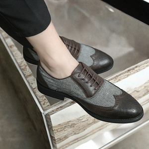Chaussures décontractées pour hommes, mocassins, oxfords, en cuir noir, bout pointu, plates, légères, antidérapantes, printemps, été, automne - Product Image 3