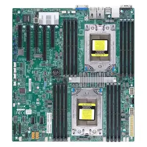 لوحة أم للخادم Supermicro h11dsi REV 2.0 ثنائية المقبس AMD sp3 DDR4 epyc