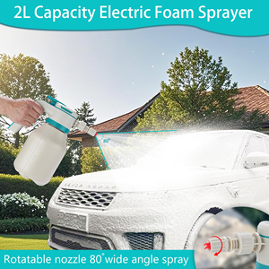 New Product 2L Electric Foam <b>Sprayer</b> Durable PE Plastic Anti-Explosion Battery Powered Handheld Cleaning Tool Electric Foam Pot - Product Image 5