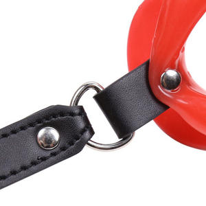 Heap Price-mordaza de goma con forma de labios abiertos para mujer, Juguetes sexuales sexys con bondage <span class=keywords><strong>BDSM</strong></span> - Product Image 3