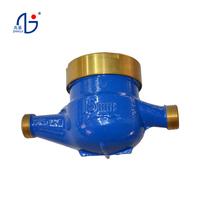 Contador de Agua Doméstico de Latón con Certificación ISO Clase B, Mecánico de Múltiples Jets con Dial Húmedo, IP68, OEM, Resistente al Frío -20°C