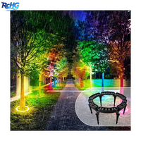 Foco LED Eléctrico para Exteriores de 12W, IP65, de Aluminio, con Estaca, Regulable, para Iluminación de Jardines y Árboles