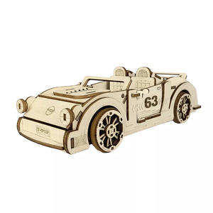 Iiecreate Tùy Chỉnh <span class=keywords><strong>Amazon</strong></span> Lắp Ráp Tay Mô Hình Bằng Gỗ Câu Đố Roadster Mô Hình 3D Gỗ Xe Đồ Chơi Câu Đố Cho Trẻ Em - Product Image 3