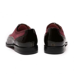 Luxury Mens Brogue Oxford <b>Shoes</b> Genuine Leather Dress <b>Shoes</b> Lace-Up Black Brown Wedding Party Men Business Formal <b>Shoes</b> - Product Image 5