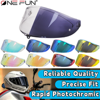 Visière de casque de moto photochromique K6 pour casque intégral K6/K6S, remplacement de lentille, protection UV, accessoires