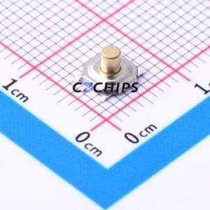 TD-1152SR-3.5H-160 Tactile Switch SMD-4P,5.2x5.2mm Switch Single Pole Single Throw Round Button 1.6N Vertical Mount - Product Image 1