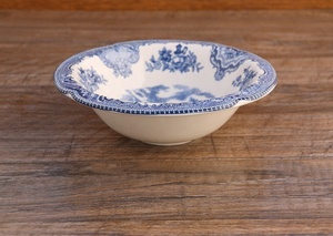 Custom Classic Good Quality European Blue Castle Series Ceramic Coffee Cup Saucer Dessert Plate Dinner Plate - Product Image 4