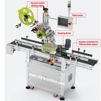 Precio de fábrica SKILT Fabricante de máquina etiquetadora de superficie superior de caja plegable automática desde 1998