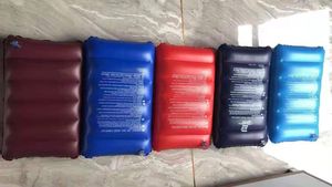 Logo Kustom Buatan Persegi Panjang Bantal Perjalanan Tiup untuk Tubuh dan Leher - Product Image 6