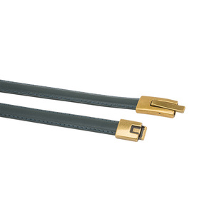 Cinturón Delgado de Cuero Tiyo para Mujer, Hebilla Rectangular de Aleación, Duradero, Trenzado, Casual, para Vestir, Moldea la Cintura - Product Image 2