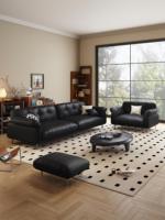 Ensemble de canapés Chesterfield modernes en cuir PU véritable, écologiques, avec pieds en métal rectangulaires, 3 places inclinables, garantie 5 ans, pour salon et hôtel