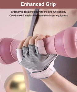 Workout with Grip Lightweight Gym for Weightlifting Cycling Exercise Training Fitness <b>Rowing</b> Unisex - Product Image 6