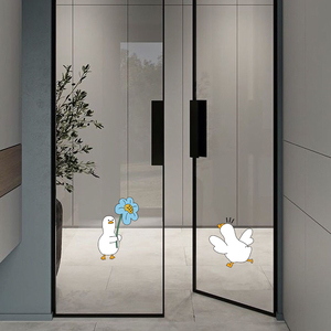 Nuevo <span class=keywords><strong>Adhesivo</strong></span> Animado de Pato para Ventana, Baño, Refrigerador, Sala de Estar, Vidrio, <span class=keywords><strong>Adhesivo</strong></span> de Electricidad Estática - Product Image 4