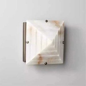 Lámpara de pared de piedra de diseño minimalista, 220V, montada en la pared para dormitorio, pasillo, habitación de hotel - Product Image 2