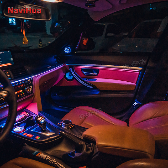 Navihua Atmosphere Decorative Light Luz Ambiental Coche CarLed Dashboard AtmosphereLight Ambient Lightfor BMW7 Series F 09-2014