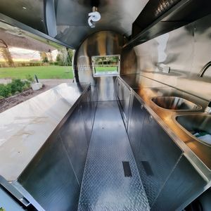 Carretto di Servizio Mini Personalizzabile per Esterni, Rimorchiabile, Food Truck Mobile per Caffè e Gelati, Attrezzatura da Cucina Completa Inclusa - Product Image 6