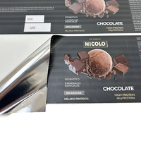 Sécurité alimentaire grande qualité étiquette collante imprimée tache étiquette UV en rouleau chocolat bouteille pot fournisseur d'autocollants personnalisés