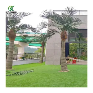 Wholesale Decorative Plastic Simulation Coconut Tropical 10 Feet Tree UV Protected Artificial Coco Palm Tree