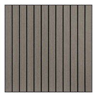 Autocollants muraux insonorisants 23,62*23,62 pouces, panneau acoustique mural en feutre polyester avec placage PVC et support auto-adhésif