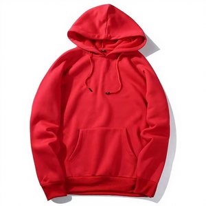 Men's <b>Black</b> Hooded Sweatshirt Regular Fit Solid Colour Casual Fleece <b>Hoodie</b> With Front Pocket Autumn Wear 2027 - Product Image 4
