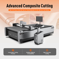 Máquina de Corte Industrial CNC con Cuchilla Oscilante para Paneles Acústicos de PET y Fibra de Poliéster con Corte en V
