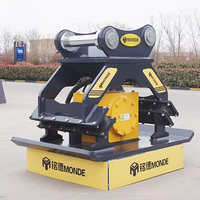 MONDE Vente directe usine – Compresseur à plaque vibrante hydraulique haute performance avec moteur, pompe, boîte de vitesses et roulement pour excavatrices de 5 à 25 tonnes