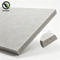 Panneau Acoustique QIANQIAO PET 12mm 1220x2440mm, Plaque Insonorisante 20 m² MOQ Vente en Gros NRC 0.85 Moderne Écologique Ignifuge