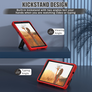 Funda de silicona resistente para Lenovo Tab <span class=keywords><strong>M8</strong></span> 4.ª generación 2023 TB-300FU TB-300XU, diseño de robot, con soporte integrado en la parte posterior - Product Image 3