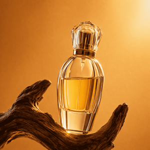 Botella de Perfume de Vidrio de Lujo Vacía con Pulverizador y Tapa Dorada de 50 ml y 100 ml - Product Image 1