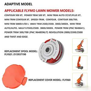 Bobine de coupe 8xCap Cover FLY060 & 5050513590 pour Flymo Contour 580E 650E Power Trim 500XT 600HD 700 Mini Trim Auto Speedi-Trim - Product Image 6