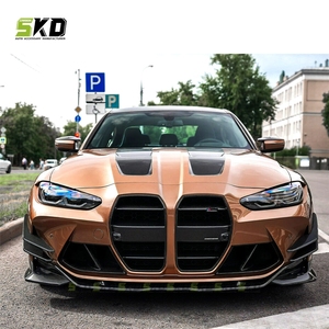 Phía Trước Bumper Lip Khô Sợi Carbon Phía Trước Cơ Thể Kit Cho 2021 + BMW G80 M3 G82 <span class=keywords><strong>CFA</strong></span> Phong Cách Phía Trước Môi - Product Image 5
