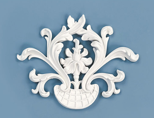 Moldura Decorativa de Poliuretano de Alta Calidad OR-7233SET, Cornisa Moderna para Exteriores, Moldura de Techo y Pared con Adornos Florales - Product Image 2