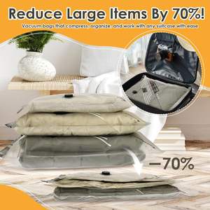 Bolsa de Almacenamiento al Vacío para Viaje, para Empacar y Organizar Ropa, Colorida, Mediana, Crl-260106 - Product Image 6