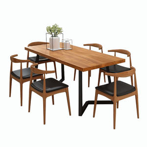 Mesa <span class=keywords><strong>de</strong></span> Comedor Contemporánea <span class=keywords><strong>de</strong></span> Diseño Nuevo y Económico para 6 Personas para Cocina - Product Image 3