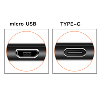 Convertisseur USB C vers USB Transmission de données rapide Chargeur adaptateur OTG en plastique