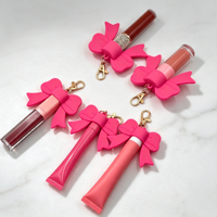 Baume à lèvres teinté hydratant OEM Cosmetics, gloss vegan haute pigmentation, hydratant, marque privée, avec support et nœud