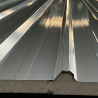 Panneau de toiture isolé PIR PU, panneaux de toiture en aluminium isolés imperméables, panneaux sandwich faciles à installer pour murs et toitures