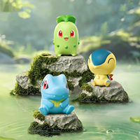 Kotak Misteri Koleksi Koper Vintage Mainan Anime Acak Figur PVC Mini Blind Box Mitra Pertama Ulang Tahun ke-30 Resmi