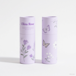 Tubo de papel cosmético impreso personalizado, cilindro de cartón redondo ecológico para belleza y embalaje de velas, embalaje de tubo de moda - Product Image 5