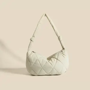 Borsa a mano gonfia di nuovo Design per borsa a forma di gnocco semplice da donna borsa a tracolla gonfia per borsa ascellare da donna