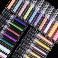 Fard à paupières liquide duo-chrome effet caméléon, finition métallisée scintillante, waterproof et longue tenue, pigment multi-chrome – Offre Spéciale