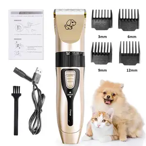 Afeitadora profesional de poco ruido para mascotas, recortadora de pelo de perro recargable, pelo eléctrico inalámbrico para el cuidado de perros y Mascotas
