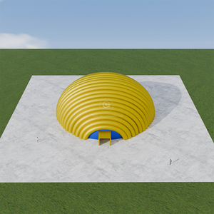 Tente <span class=keywords><strong>gonflable</strong></span> durable imperméable portative professionnelle de construction avec l'installation facile pour des structures de bâtiment d'entrepôt d'arche - Product Image 4