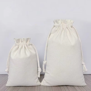 Wholesale Promotional Calico Organic Small Custom Printed Gift Dust <b>Canvas</b> Muslin Pouch <b>Drawstring</b> Cotton <b>Bag</b> - Product Image 6