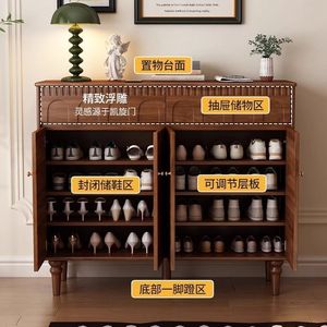 Solid Wood <b>Chest</b> Of Drawers Nordic Style 120cm Living Room Cabinet <b>Storage</b> Furniture - Product Image 2