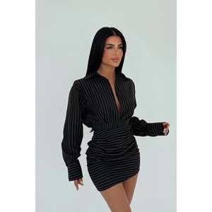 Antoine Mini <b>Dress</b> in Black Elegant <b>Cocktail</b> <b>Dress</b> - Product Image 3