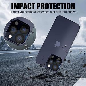 Film protecteur d'objectif d'appareil photo en verre trempé 9H 2.5D anti-huile anti-traces de doigts pour téléphone portable 15 Pro Max - Product Image 4