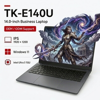 Ordinateur portable professionnel ultra-fin 14 pouces Intel Ultra 5 115U, série Ultra, DDR5 6400MTs, Windows 11, directement de l'usine