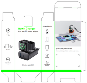 Nouvelle technologie, <span class=keywords><strong>chargeur</strong></span> rapide pliable 4 en 1, 43 W, <span class=keywords><strong>chargeur</strong></span> portable pour téléphone, <span class=keywords><strong>chargeur</strong></span> sans fil pour montre, pour <span class=keywords><strong>Samsung</strong></span>, écouteurs, montre connectée - Product Image 6